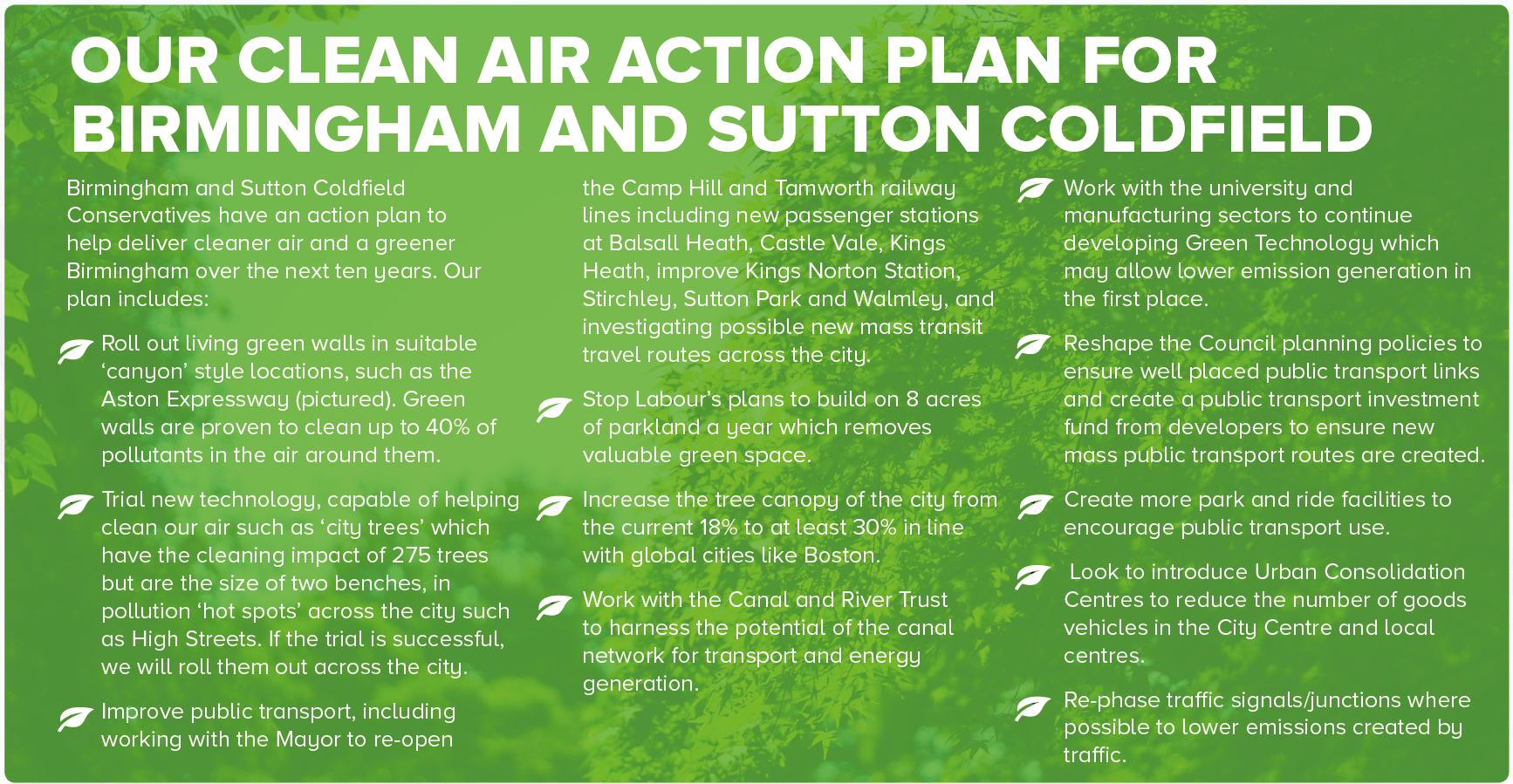 Our Clean Air Plan for Birmingham