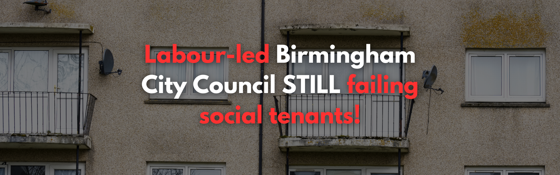 Labour-led Birmingham City Council still failing social tenants