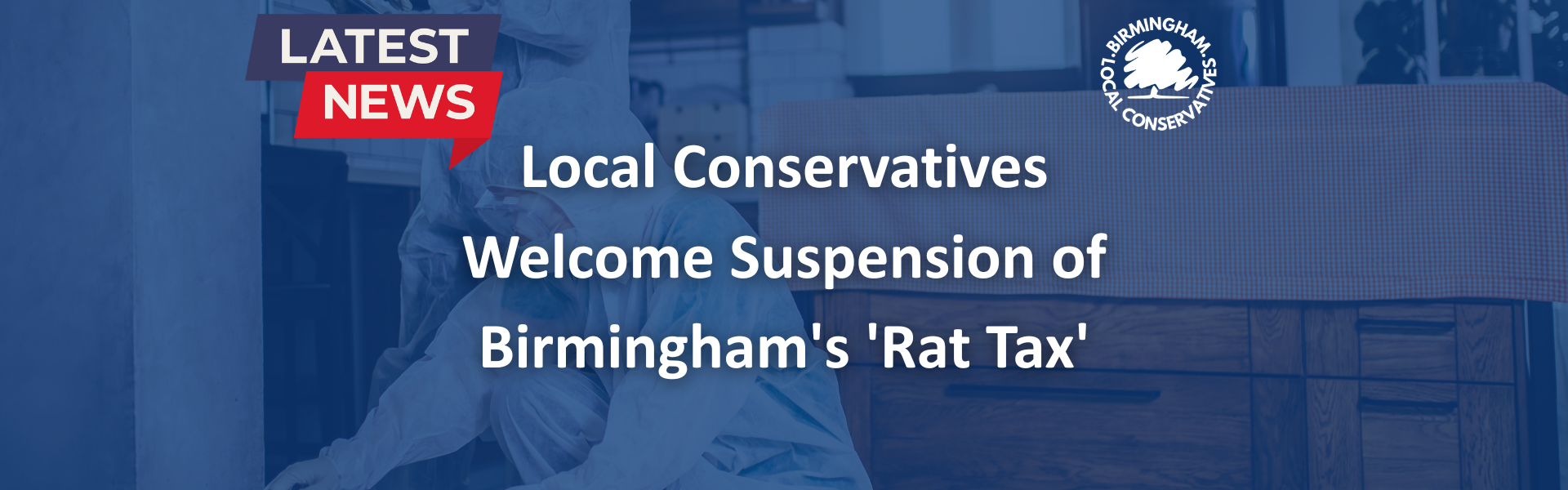 Local Conservatives Welcome Suspension of Birmingham's 'Rat Tax'
