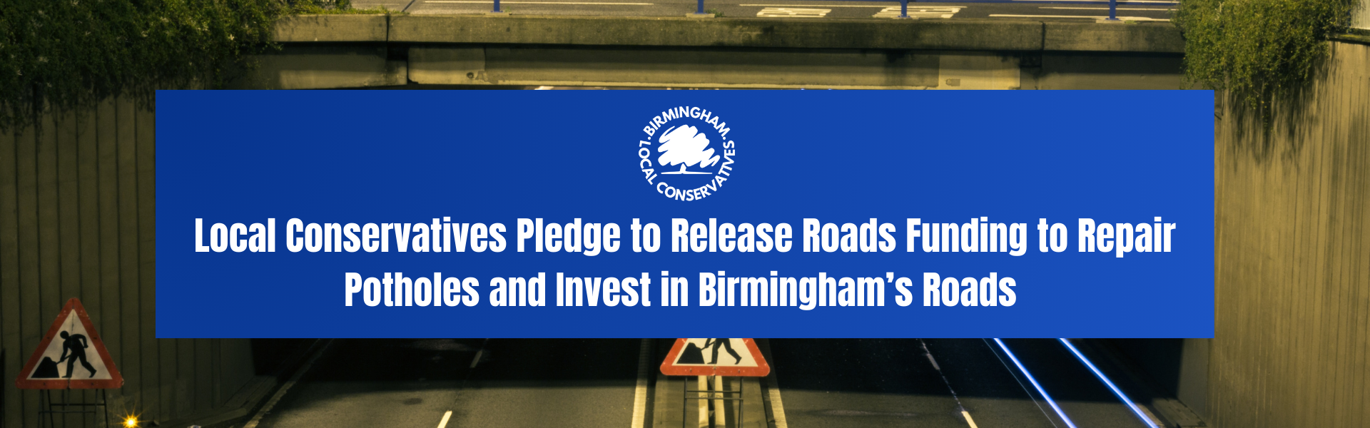 Local Conservatives pledge to release roads funding and fix Birmingham's potholes