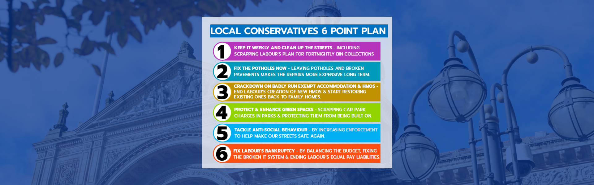 Our 6 point plan