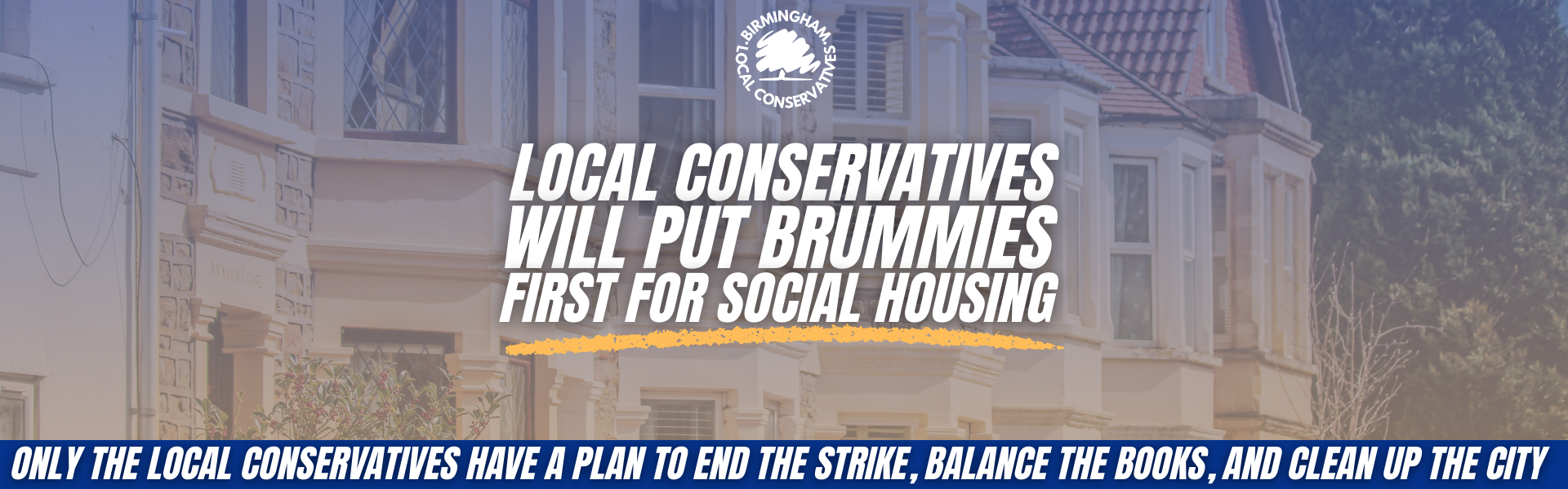 Local Conservatives will put Birmingham residents first for social housing 