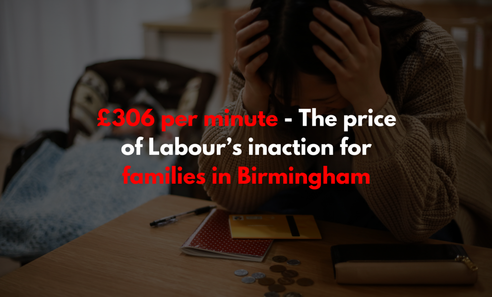 £306 per minute - the price of Labour's inaction