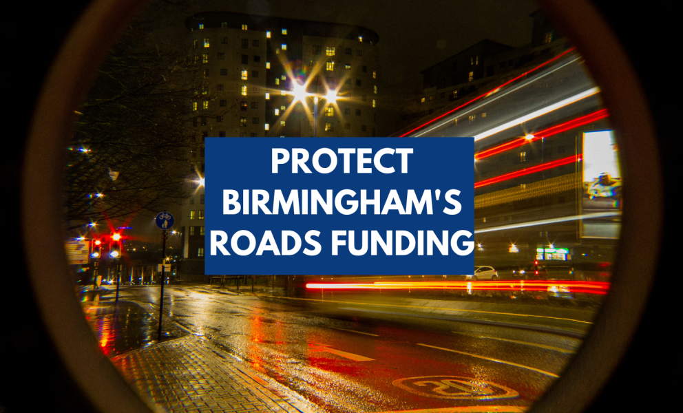 Protect Birmingham's roads funding