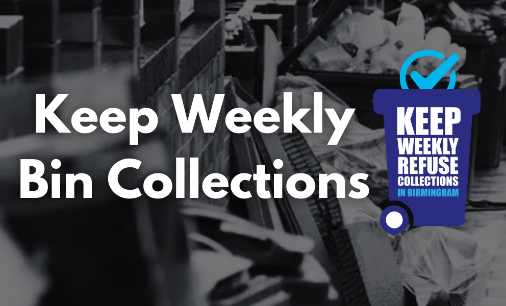 Keep Weekly bin collections