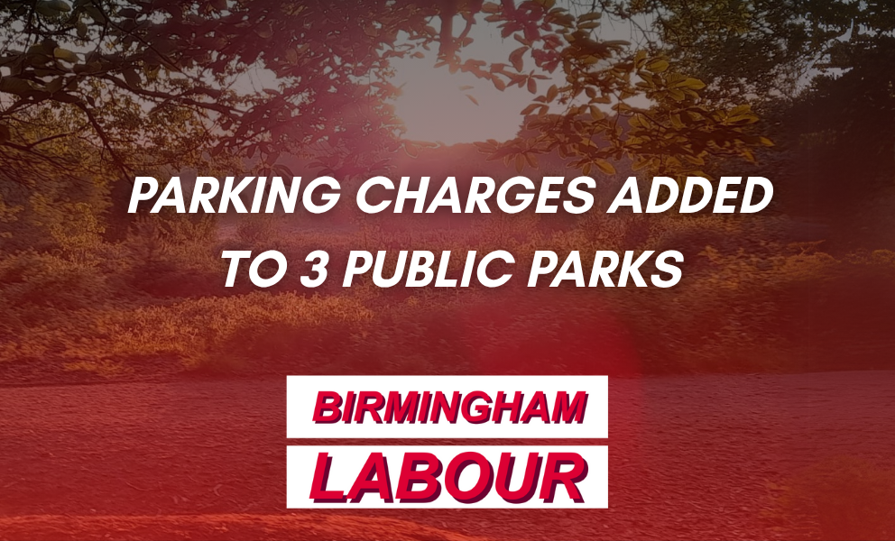 Parking charges added to 3 public parks