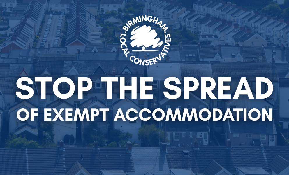 Stop the spread of exempt accomodation