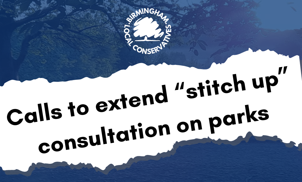 End stitch up consultation on parks