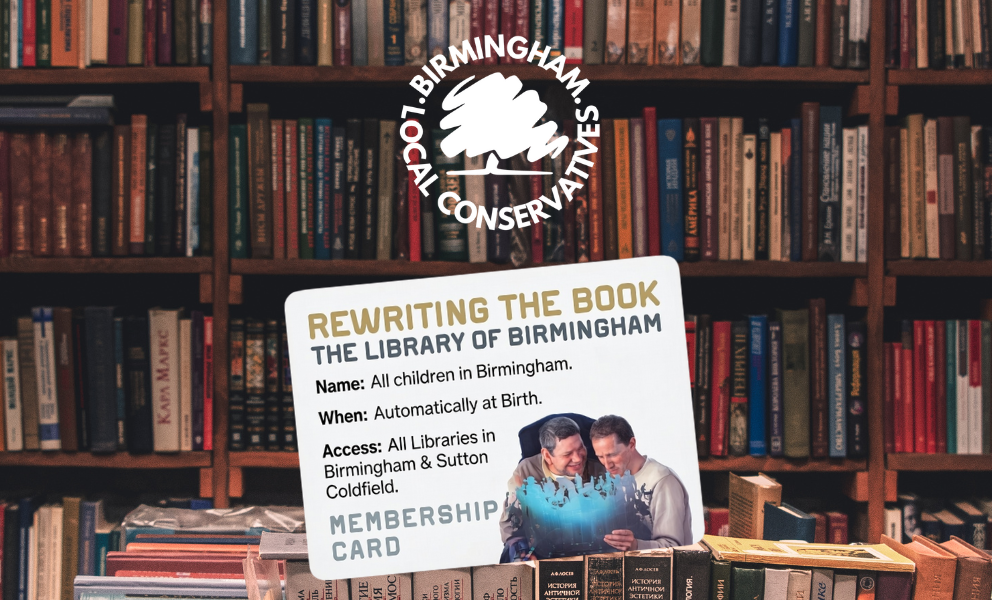 All children registered for library cards at birth