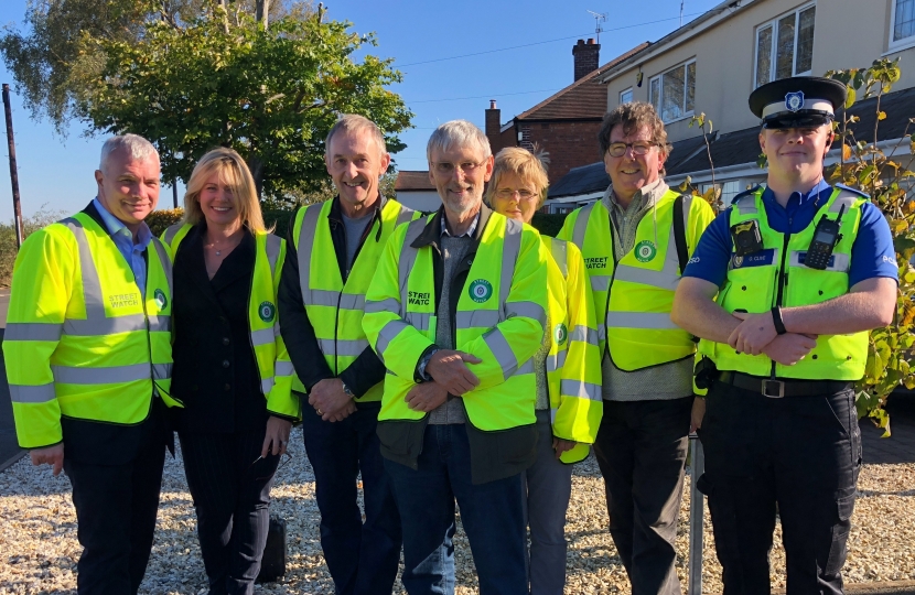 Community Speed watch campaign on Lindridge Road