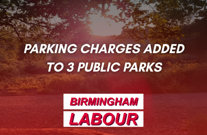 Parking charges added to 3 public parks