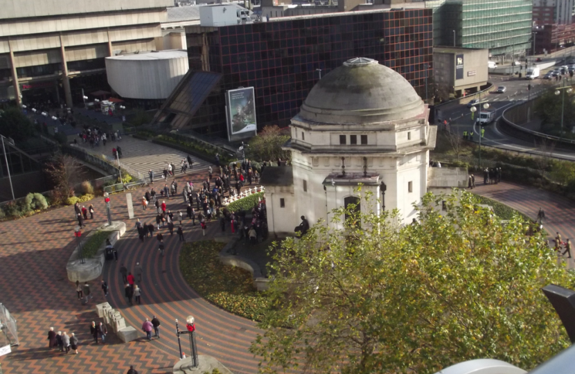 Hall of Memorial aerial shot 