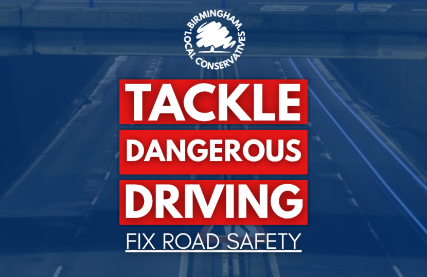 Tackle dangerous driving, fix road safety