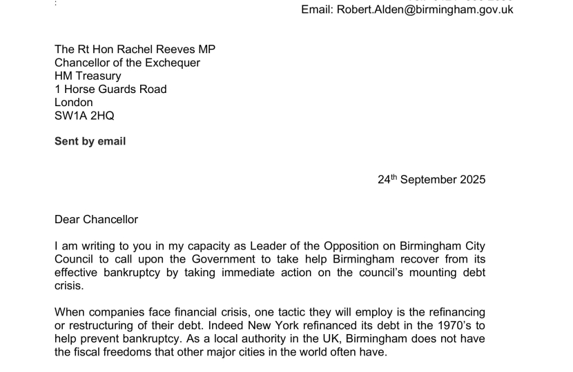 Page 1 of open letter