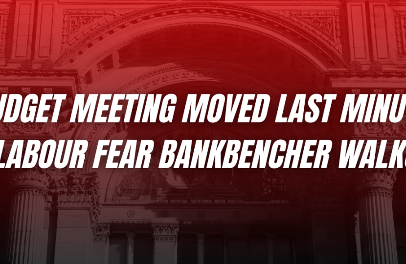 Budget meeting moved last minute as Labour fear backbencher walkout