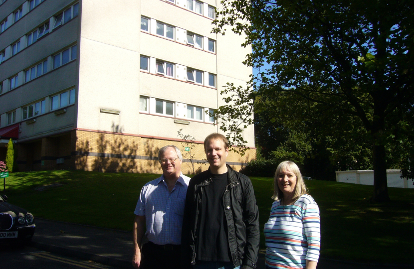  PICTURE:  Fergus, Deirdre and Matt took action after recent fly tipping problem