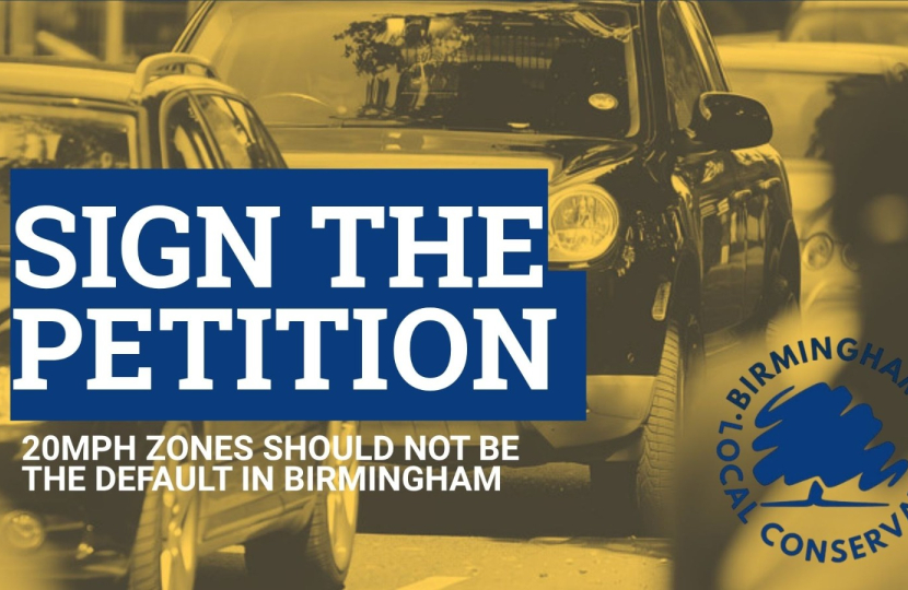 Campaign Graphic opposing blanket 20mph
