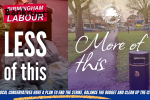 Less rubbish more bins