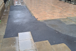 Colmore Row street scaring example 1