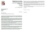 Letter to BBC demanding they continue investment into city