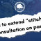 End stitch up consultation on parks