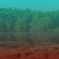 Sutton park with teal and red overlay