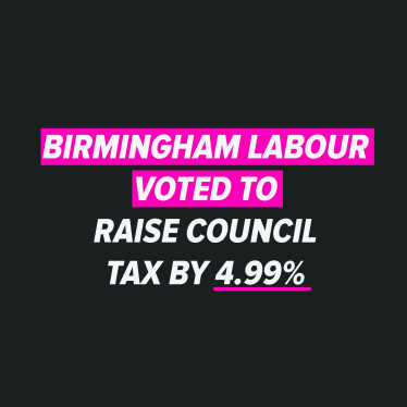 Council Tax is going up 4.99%