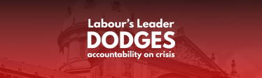 Labour Dodges accountability on crisis