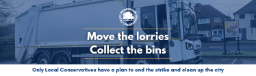 Move the lorries, collect the bins