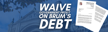 Waive government profit on Brum's debt