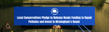 Local Conservatives pledge to release roads funding and fix Birmingham's potholes