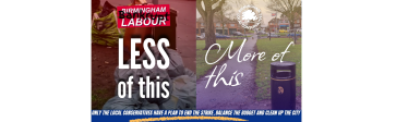 Less rubbish more bins