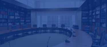 committee room with blue overlay