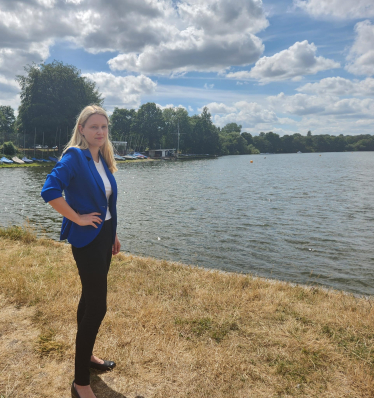 Cllr Pawson in Sutton Park