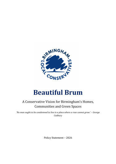 Policy document - Cover page
