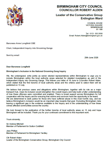 Copy of the joint letter