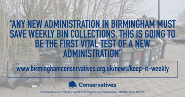 A new administration must save weekly bin collections