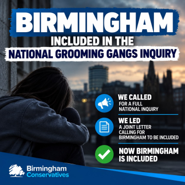 Welcoming Birmingham being included in the inquiry