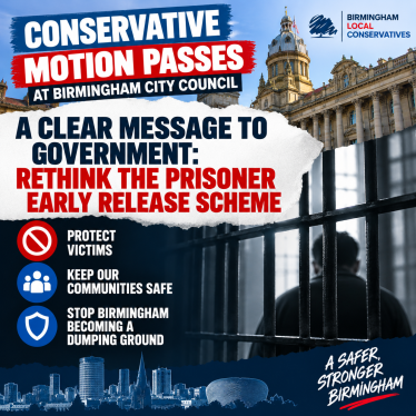 Stop the prisoner release campaign graphic